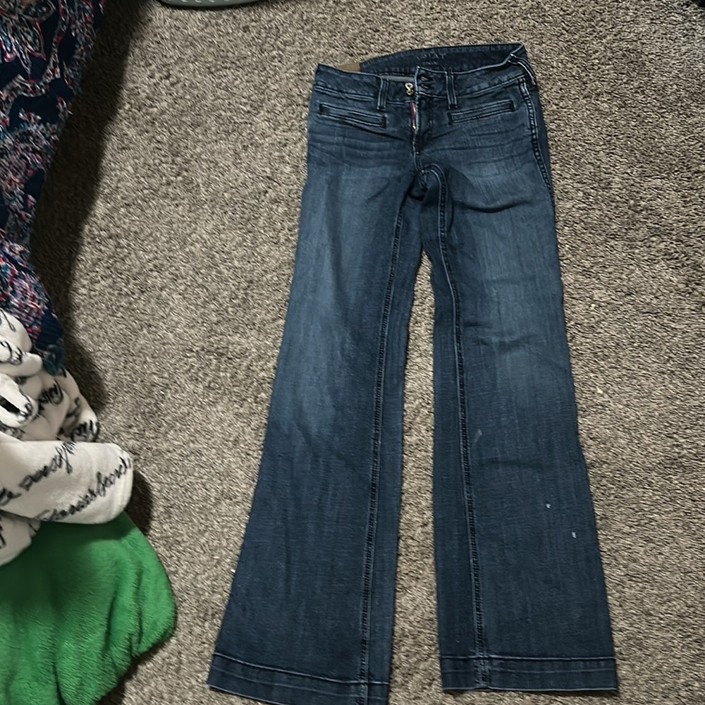 Ariat Blue Flare Wide Leg Jeans